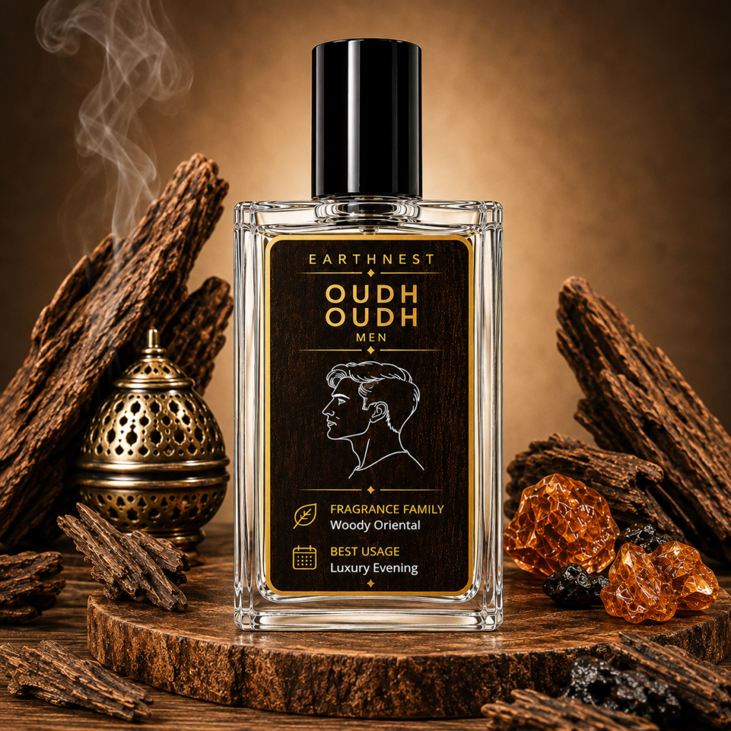 Earthnest Oudh – Woody Oriental Eau de Parfum for Men | 50ml