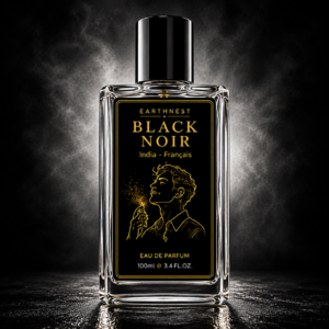 EarthNest Black Noir Eau De Parfum for Men – Woody Aromatic Luxury Perfume | Long Lasting Premium Fragrance | 50 ml
