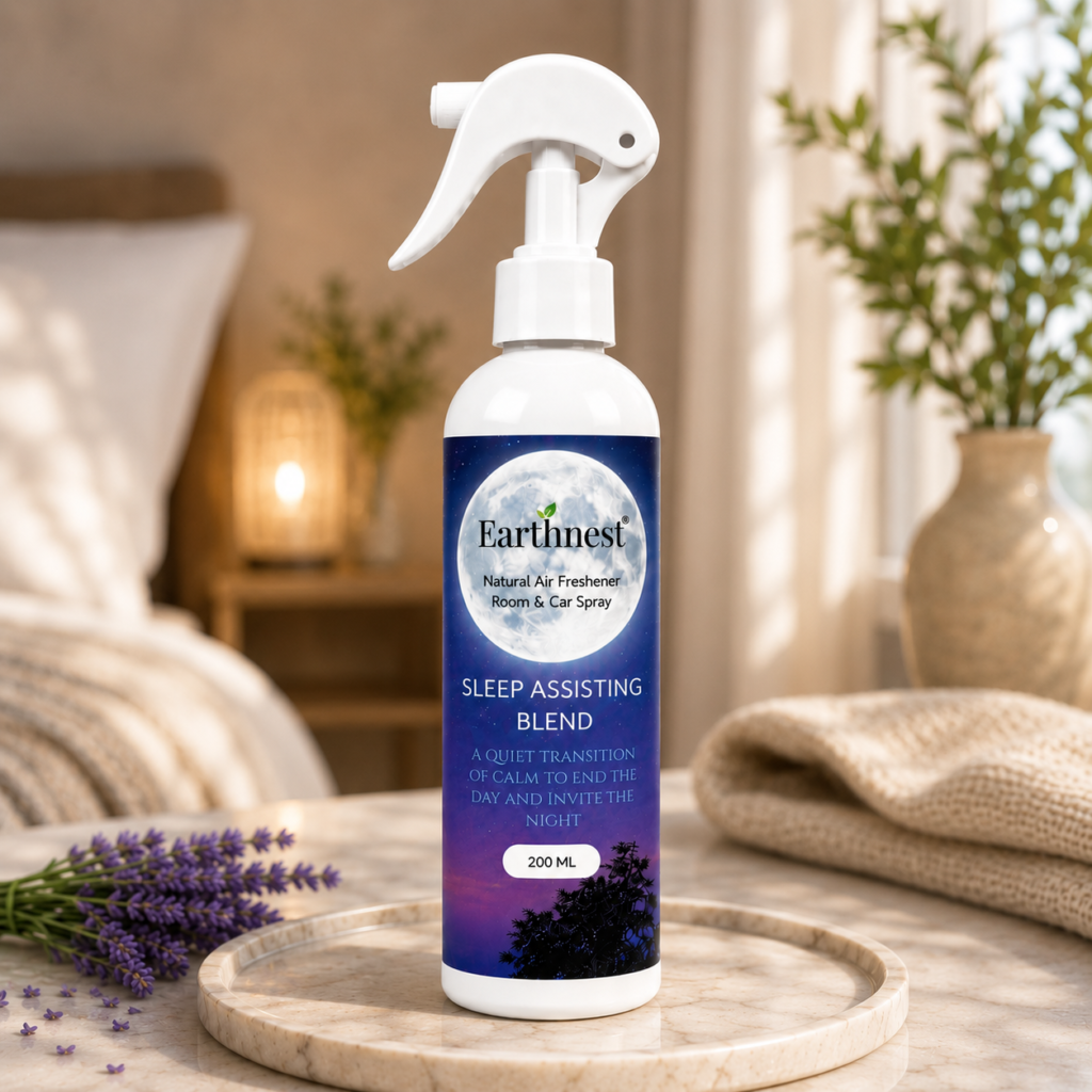 Earthnest Sleep Assisting Blend Natural Room & Car Spray | Calming Aromatherapy Fragrance | 200ml