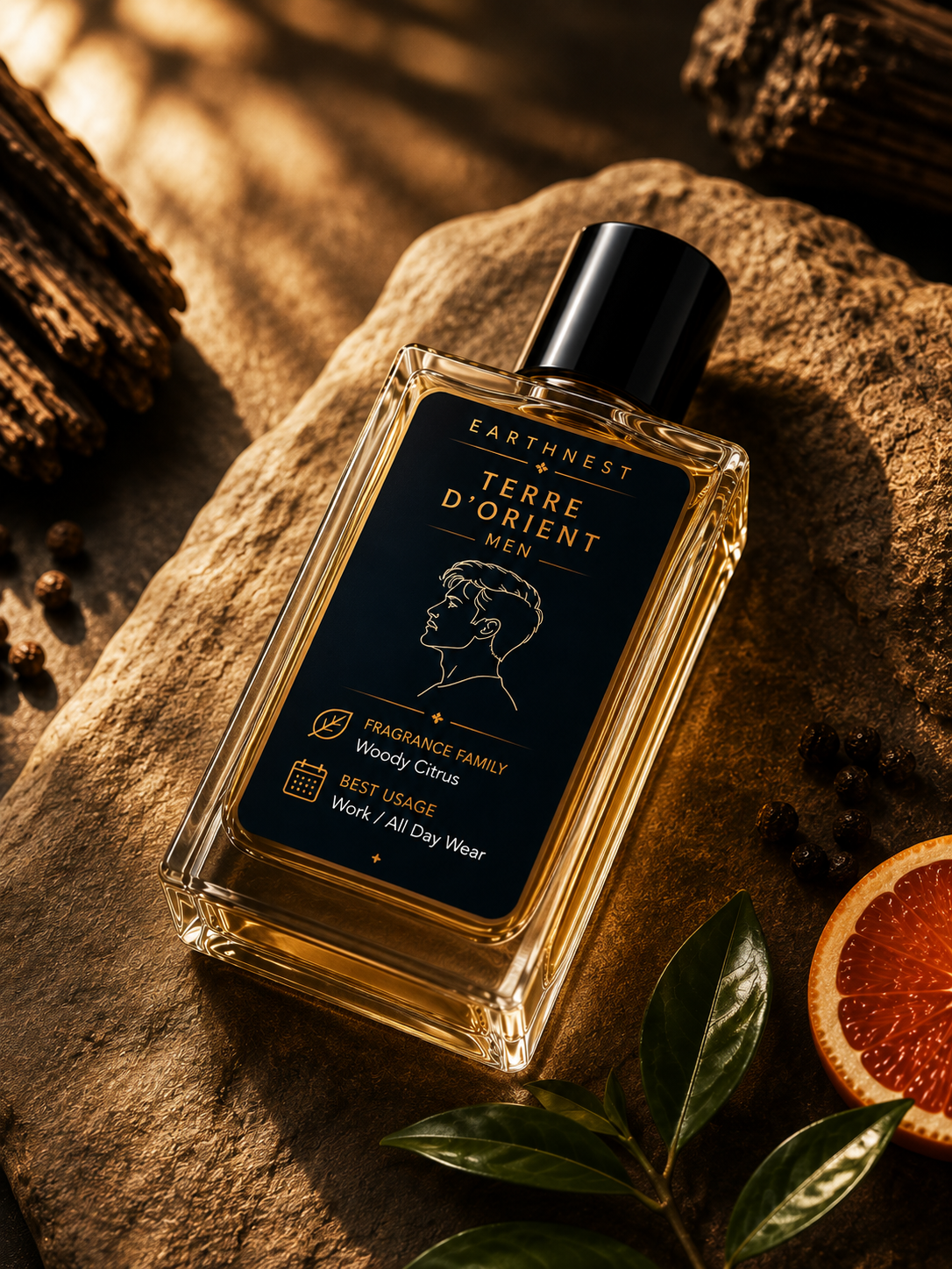 Earthnest Terre D’Orient Men – Woody Citrus Eau De Parfum | 50 ml - Image 4