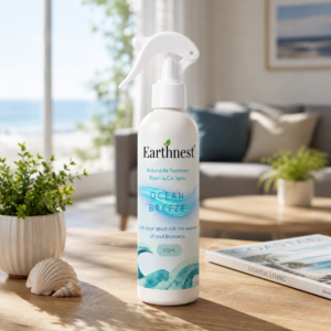 Earthnest Ocean Breeze Air Freshener – Natural Room & Car Spray | Long Lasting Freshness | 200ml